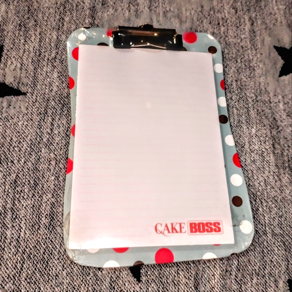 Cake Boss Clipboard NEW SEALED